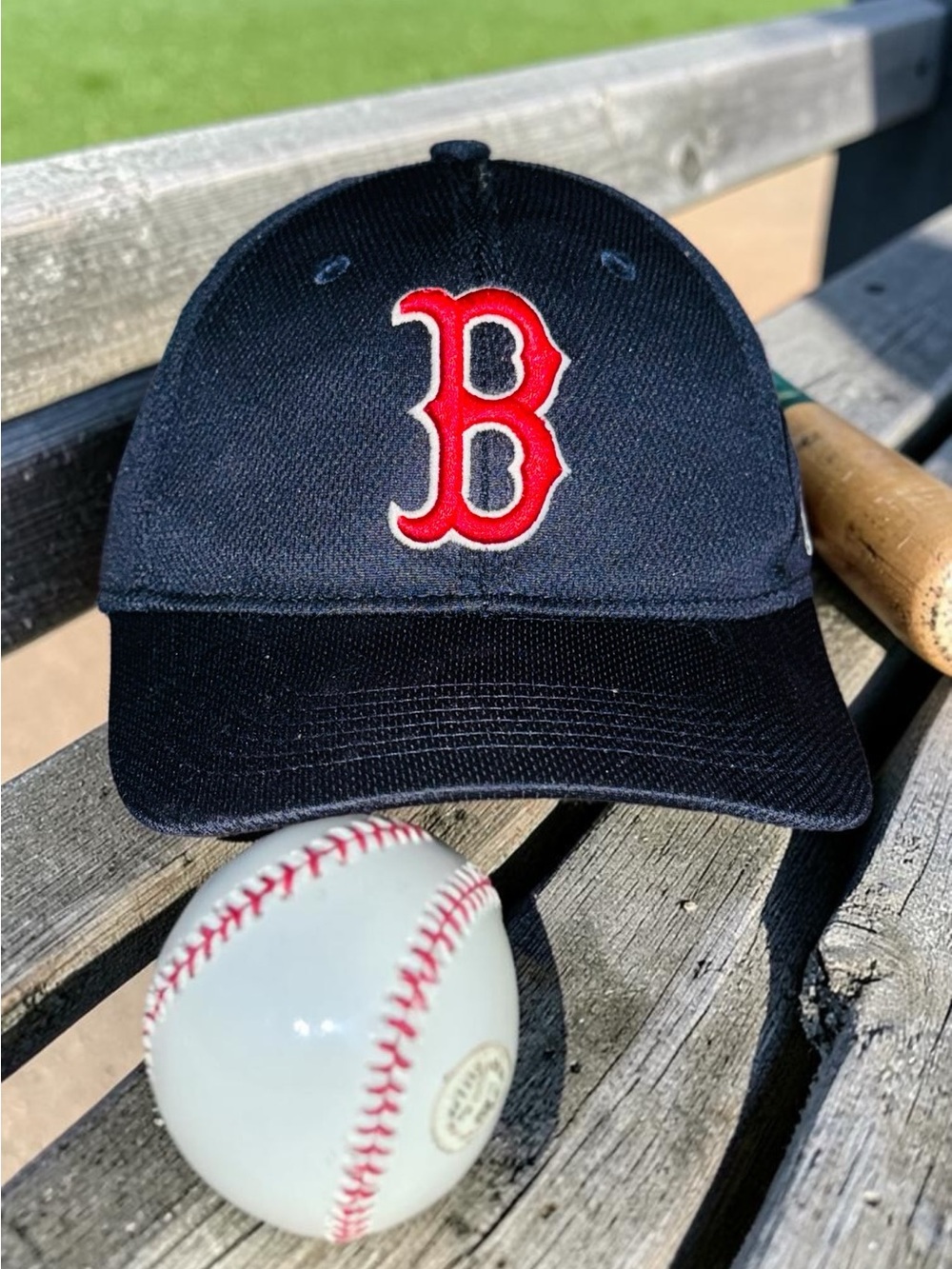 Boston Red Sox Oc Sports Baseball Cap Dark Blue Adjustable Youth-Adult Small